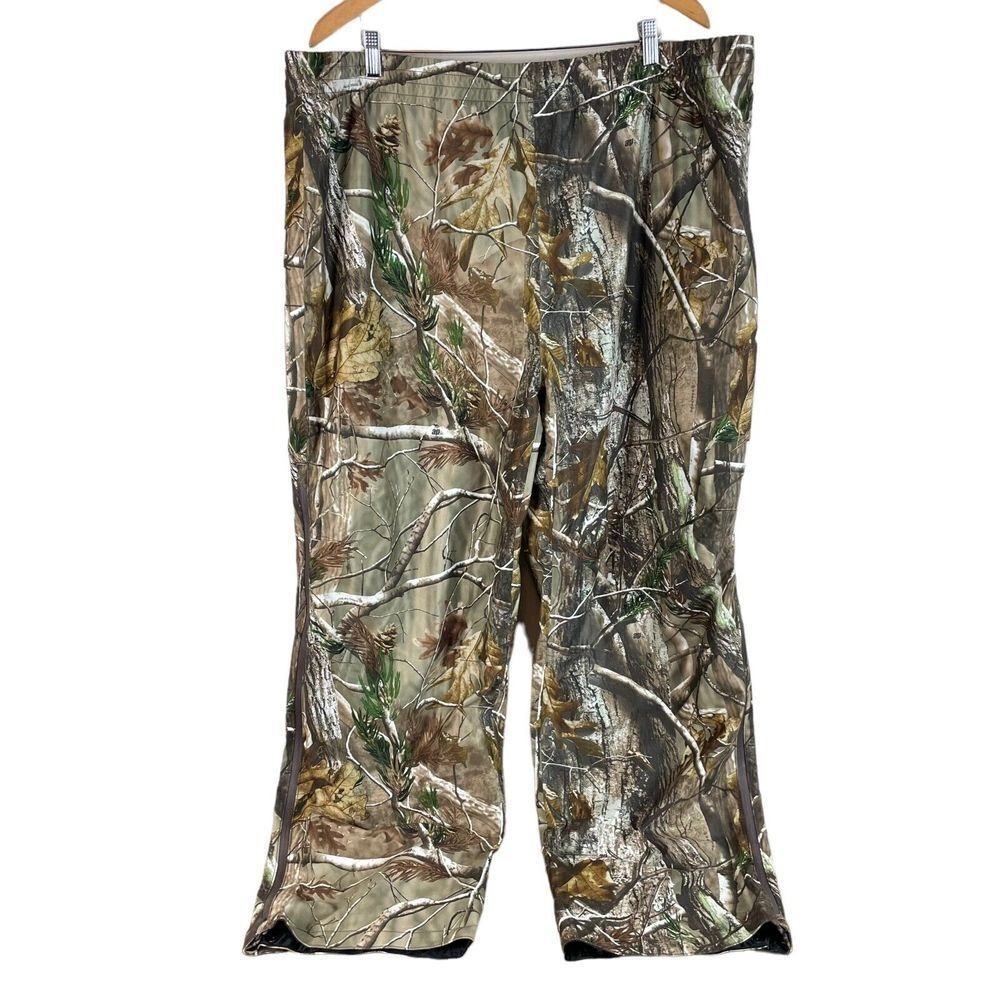 Russell Outdoors Raintamer II Pants Mens XL Camo Realtree AP Waterproof Hunting‎